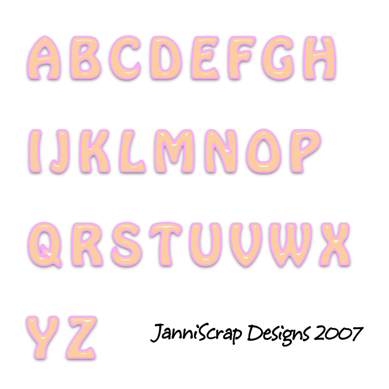 Alphabets image.
