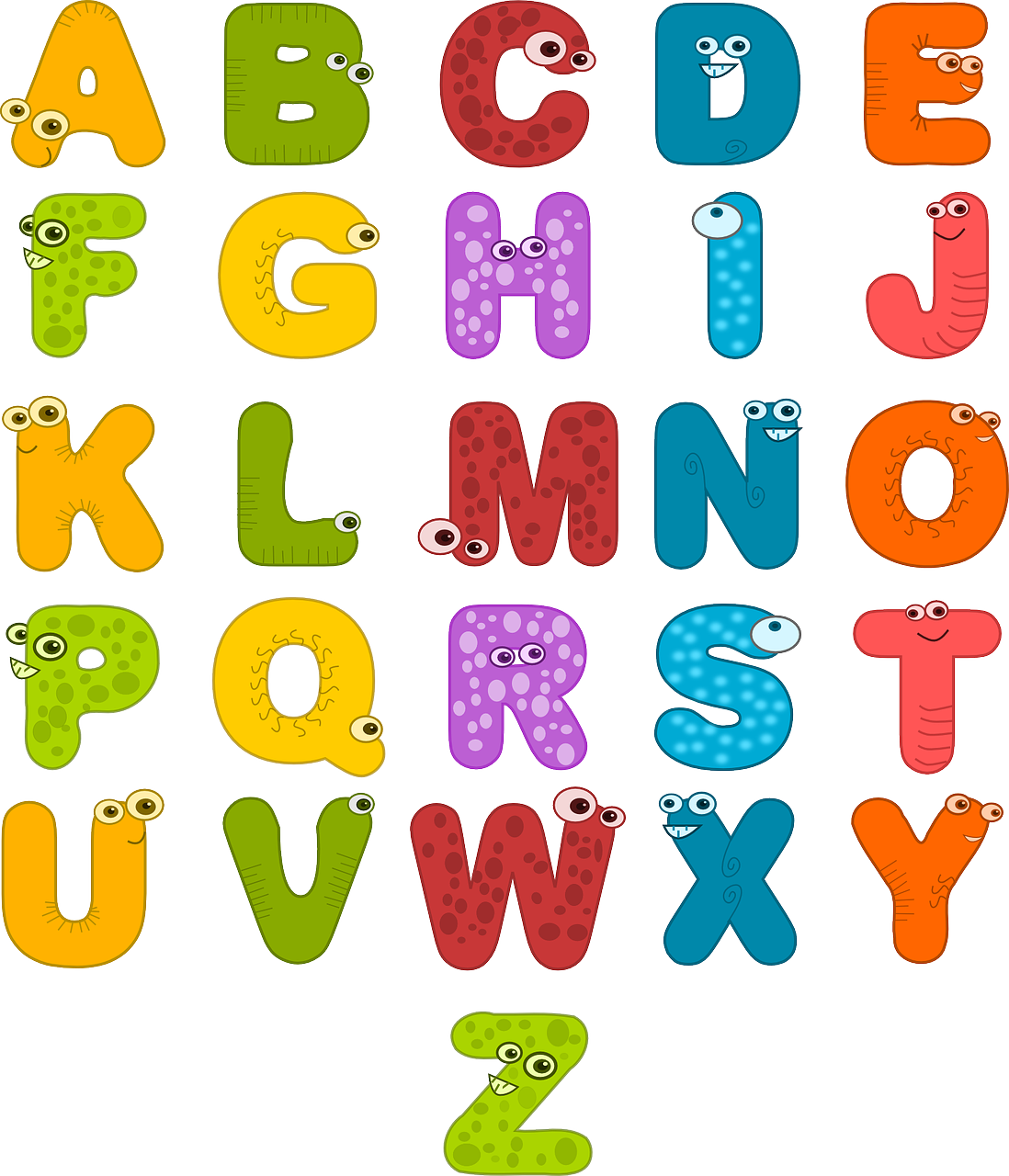 alphabets